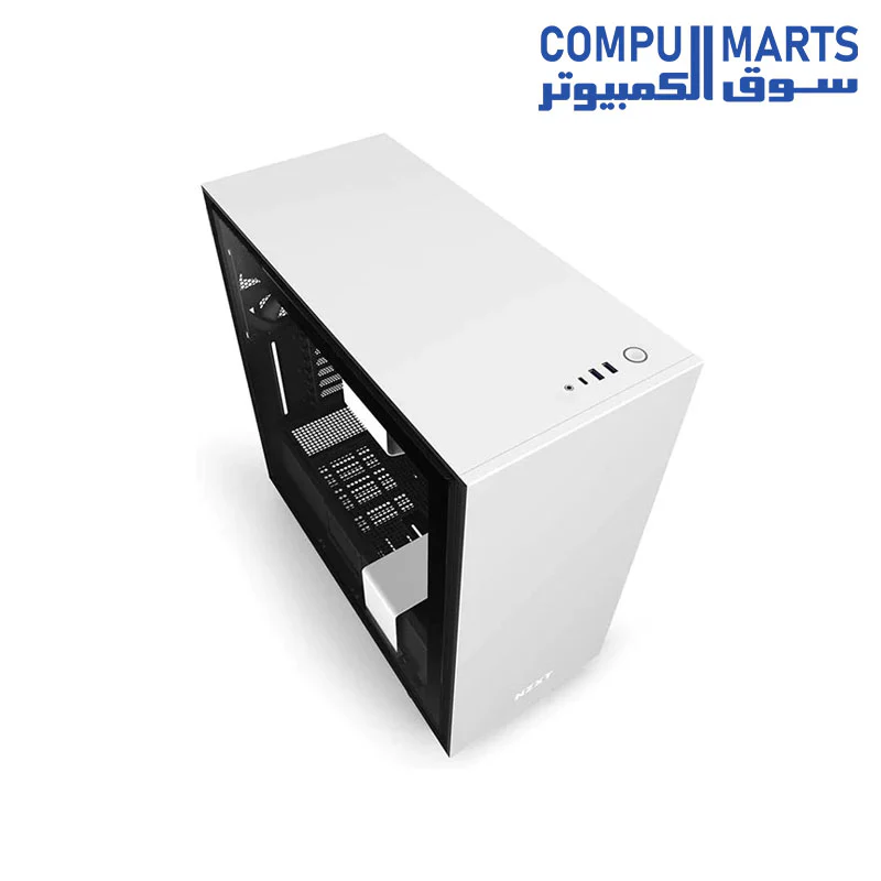 NZXT H710 - CA-H710B - ATX Mid Tower PC Gaming Case - Front I/O USB Type-C Port - Quick-Release Tempered Glass Side Panel  - Water  Cooling Ready - Image 2