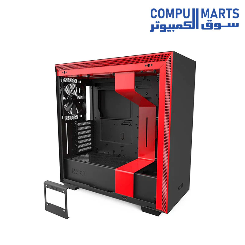 NZXT H710 - CA-H710B - ATX Mid Tower PC Gaming Case - Front I/O USB Type-C Port - Quick-Release Tempered Glass Side Panel  - Water  Cooling Ready - Image 6