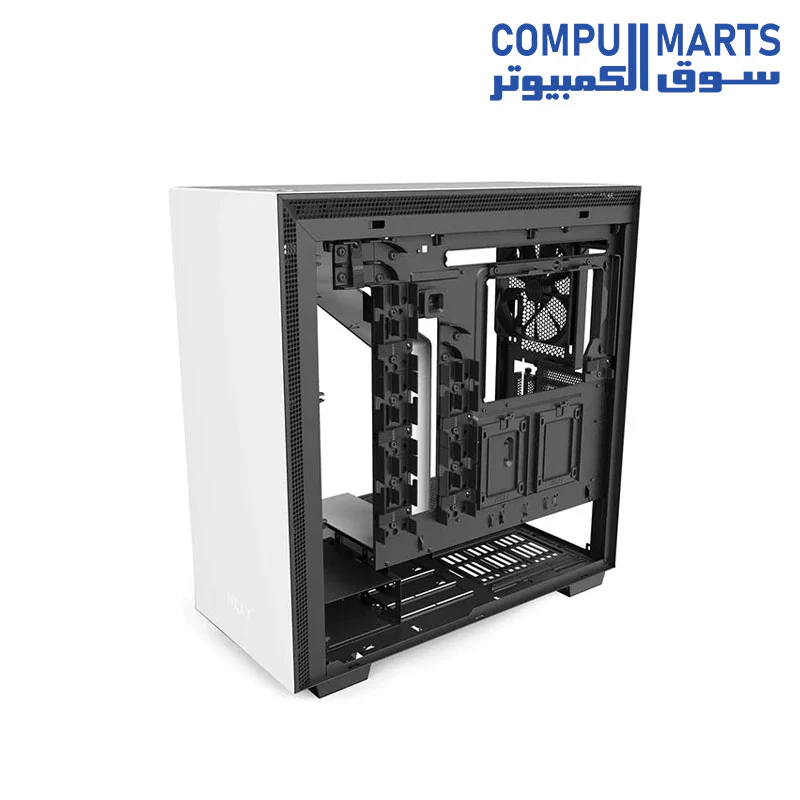 NZXT H710 - CA-H710B - ATX Mid Tower PC Gaming Case - Front I/O USB Type-C Port - Quick-Release Tempered Glass Side Panel  - Water  Cooling Ready - Image 7