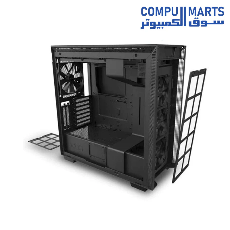 NZXT H710i - CA-H710 i - MID-TOWER ATX CASE PC Gaming Case Front I/O USB Type-C Port   Quick-Release Tempered Glass Side Panel   Integrated RGB Lighting - Image 12