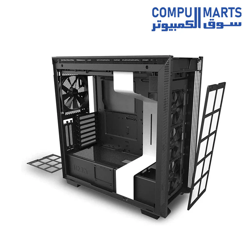 NZXT H710i - CA-H710 i - MID-TOWER ATX CASE PC Gaming Case Front I/O USB Type-C Port   Quick-Release Tempered Glass Side Panel   Integrated RGB Lighting - Image 13