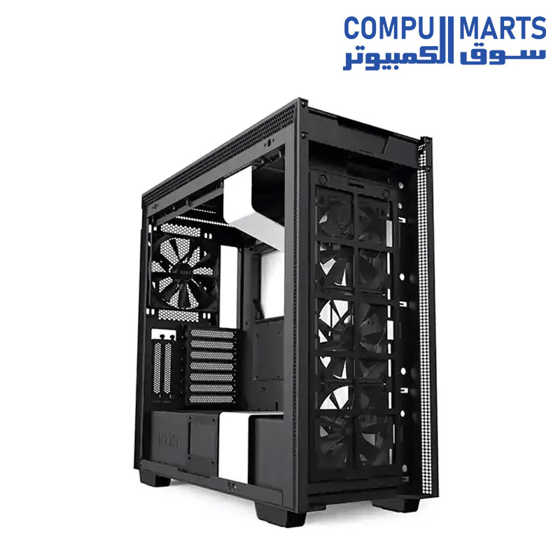 NZXT H710i - CA-H710 i - MID-TOWER ATX CASE PC Gaming Case Front I/O USB Type-C Port   Quick-Release Tempered Glass Side Panel   Integrated RGB Lighting - Image 4