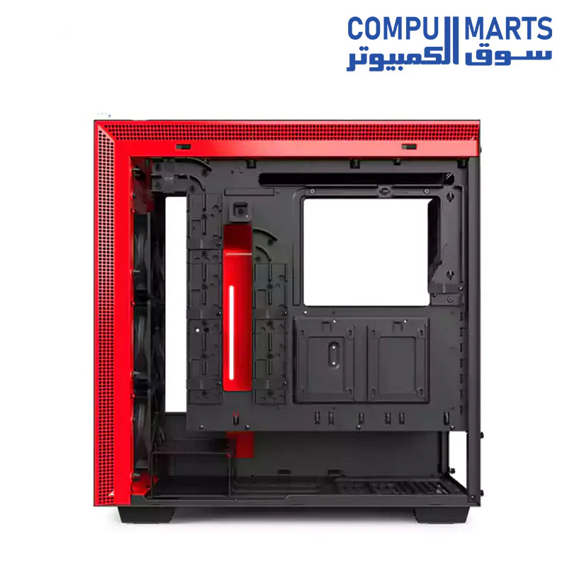 NZXT H710i - CA-H710 i - MID-TOWER ATX CASE PC Gaming Case Front I/O USB Type-C Port   Quick-Release Tempered Glass Side Panel   Integrated RGB Lighting - Image 5