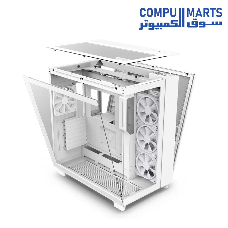 CASE NZXT H9 ELITE EDITION WHITE ATX MID-TOWER +VERTICAL GPU NZXT WHITE  - Image 2