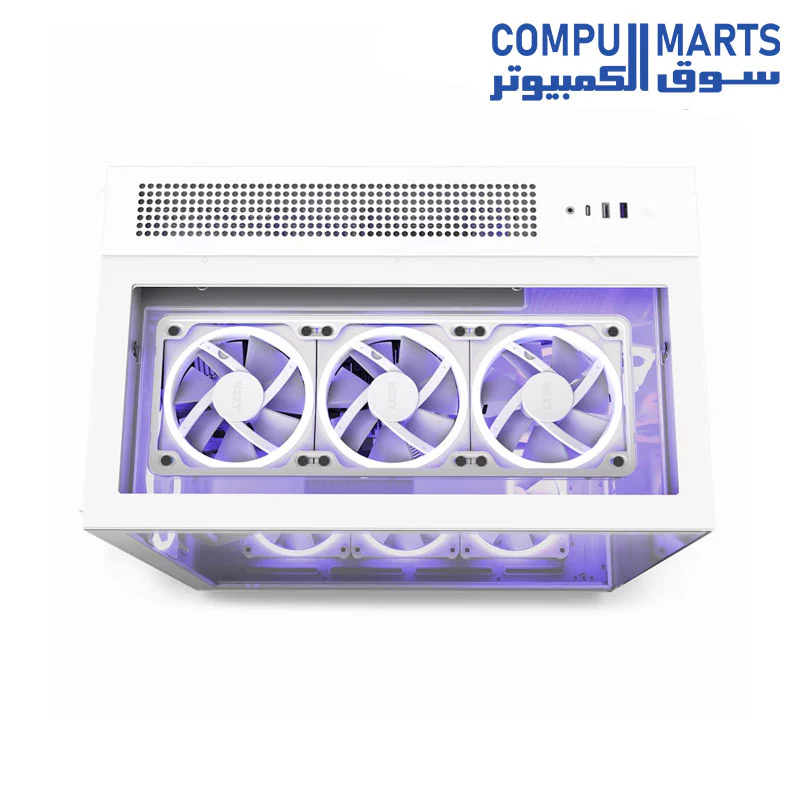 CASE NZXT H9 ELITE EDITION WHITE ATX MID-TOWER +VERTICAL GPU NZXT WHITE  - Image 3