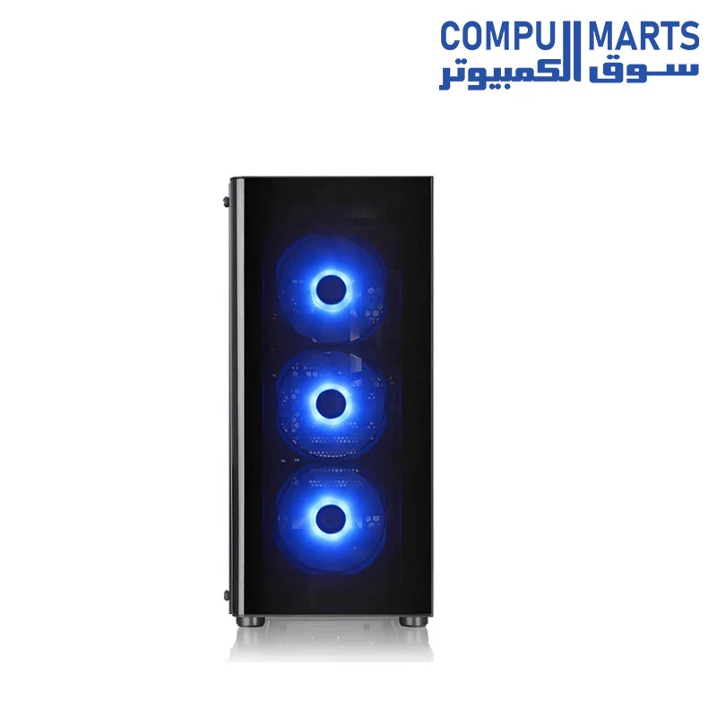 THERMALTAKE V200 TEMPERED GLASS MID-TOWER, 3 FAN ARGB SPECTRE, 1FAN BLACK,PSU 600 WATT - Image 4
