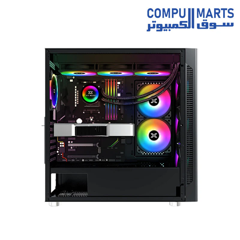 Case XIGMATEK ANUBIS ARGB with power supply Hydra 650W +80 BRONZE 4FANS - Image 3
