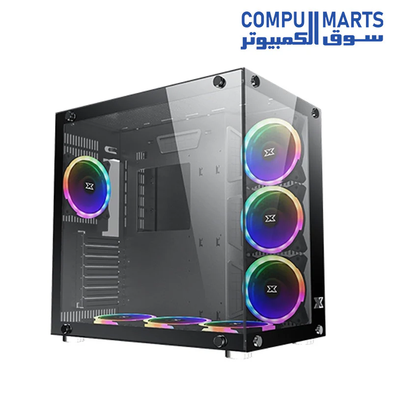 Case Xigmatek Aquarius Plus ATX RGB 7 fan - Image 2