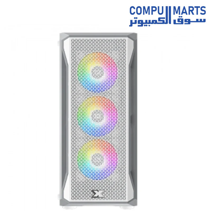 XIGMATEK GAMING X ARCTIC 4 FAN ARGB MID TOWER CASE - Image 2