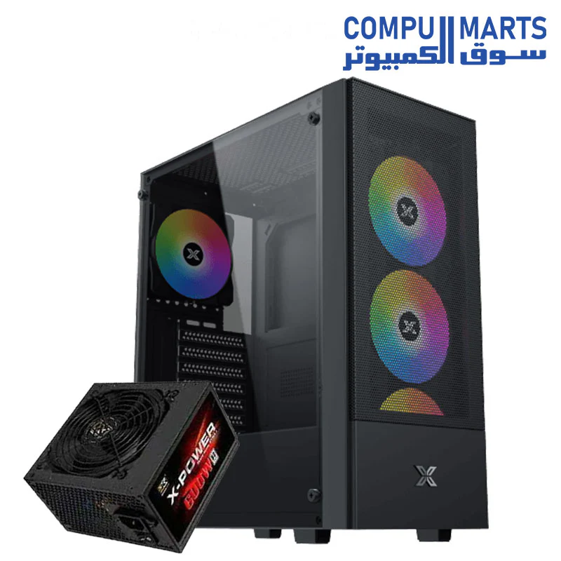 CASE XIGMATEK HERO II AIR 4 FAN ARGB - MID TOWER - Image 3