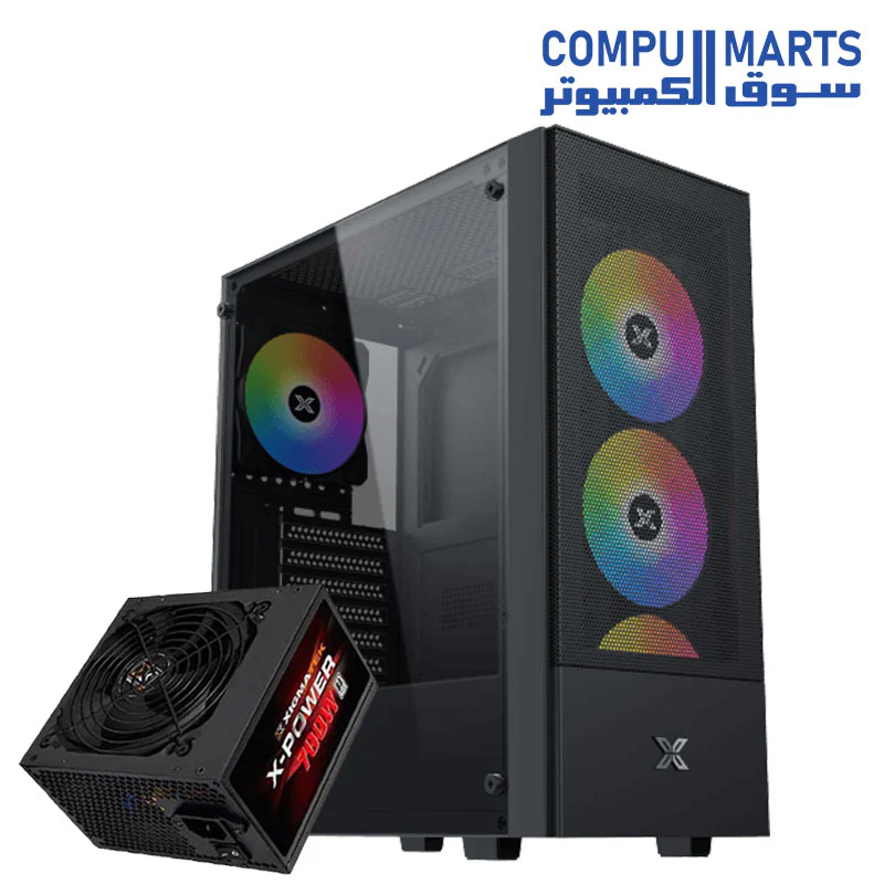 CASE XIGMATEK HERO II AIR 4 FAN ARGB - MID TOWER - Image 4