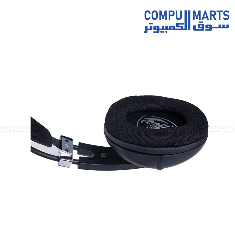 Casti Somic P-6 Headphone Gaming Black On-Ear Light Back 1 x jack 3.5mm - Image 4