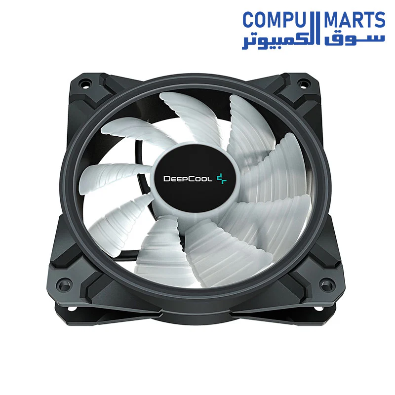 DeepCool CF120 Plus 3in1 PC Fans 3 Packs 120mm 1800RPM PWM Case Fans ARGB Aura SYNC 52.5CFM Computer Cooling Fans Quiet Under 28.8dB(A) High Performance for ATX/MATX PC Cases - Image 4