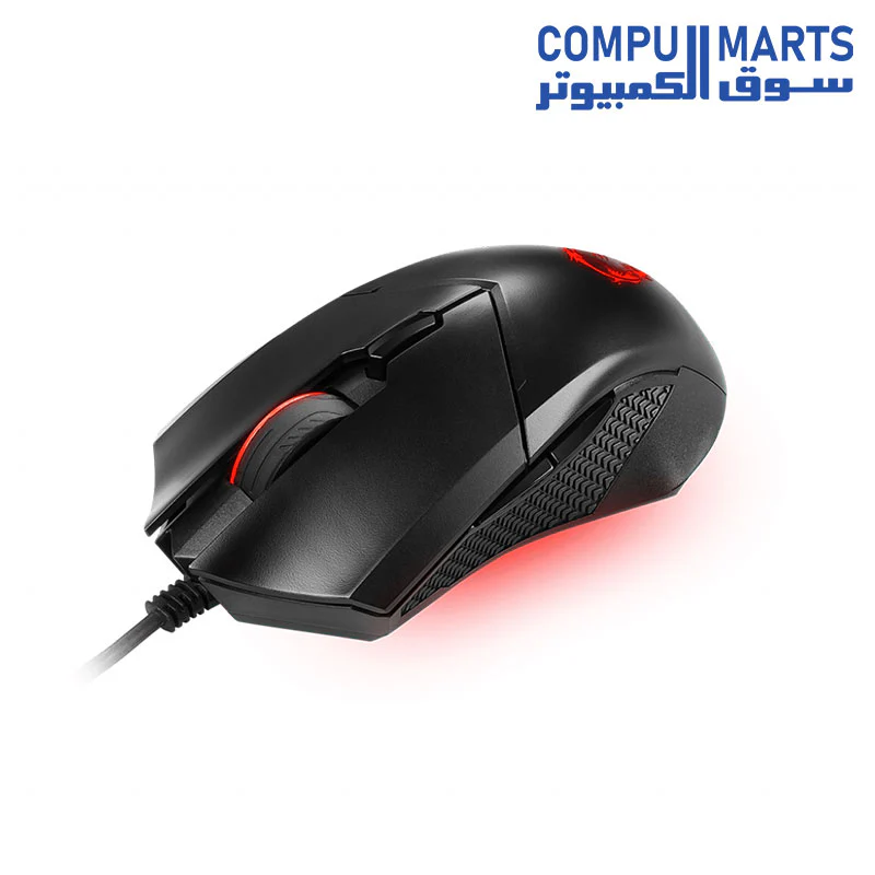 MSI Clutch GM08 4200 DPI Optical Wired Gaming Mouse With Red LED - Image 4