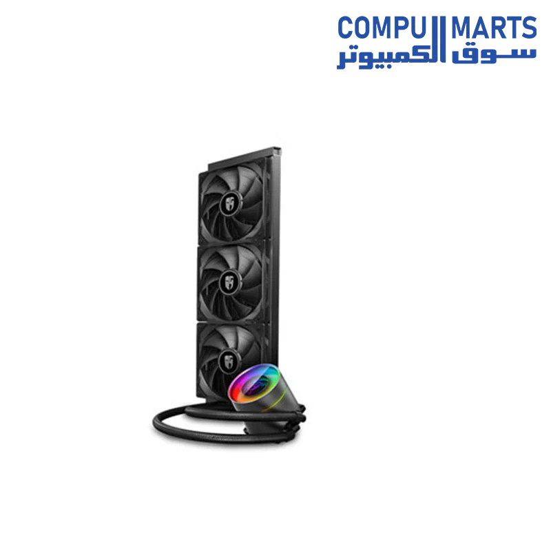 DEEPCOOL Castle 360EX RGB 360mm CPU Liquid Cooler Anti-Leak Technology Inside, Cable Controller and 5V ADD RGB 3-Pin - Image 4