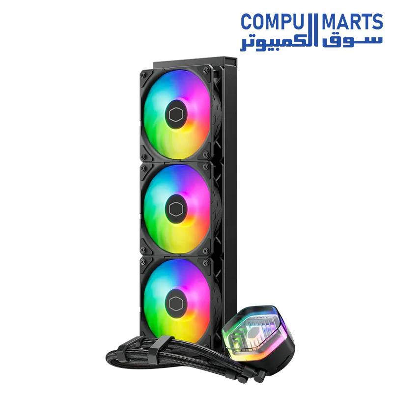 Cooler Master 360 Atmos ARGB Close-Loop AIO Liquid Cooler - Image 2