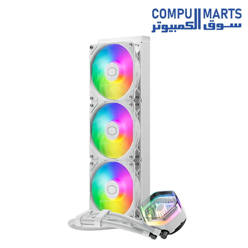 Cooler Master 360 Atmos ARGB Close-Loop AIO Liquid Cooler - Image 4