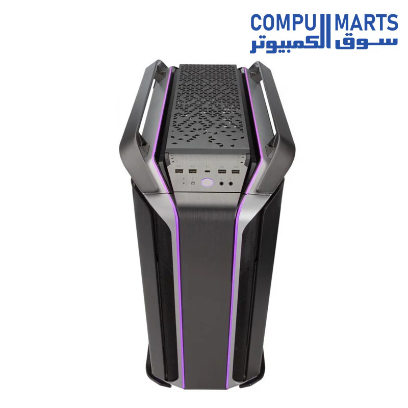 Cooler Master COSMOS C700M with PCI Vertical Gen 4, ARGB Lighting, Aluminum Panels, a Riser Cable, and Curved Tempered Glass - Image 2