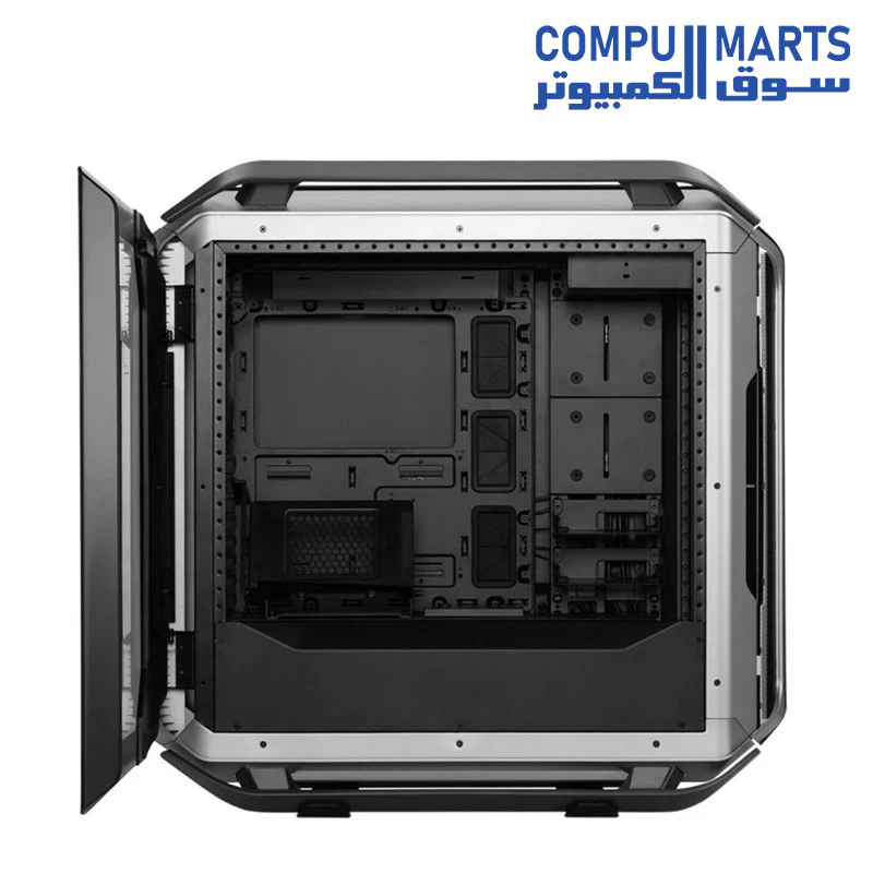Cooler Master COSMOS C700M with PCI Vertical Gen 4, ARGB Lighting, Aluminum Panels, a Riser Cable, and Curved Tempered Glass - Image 5
