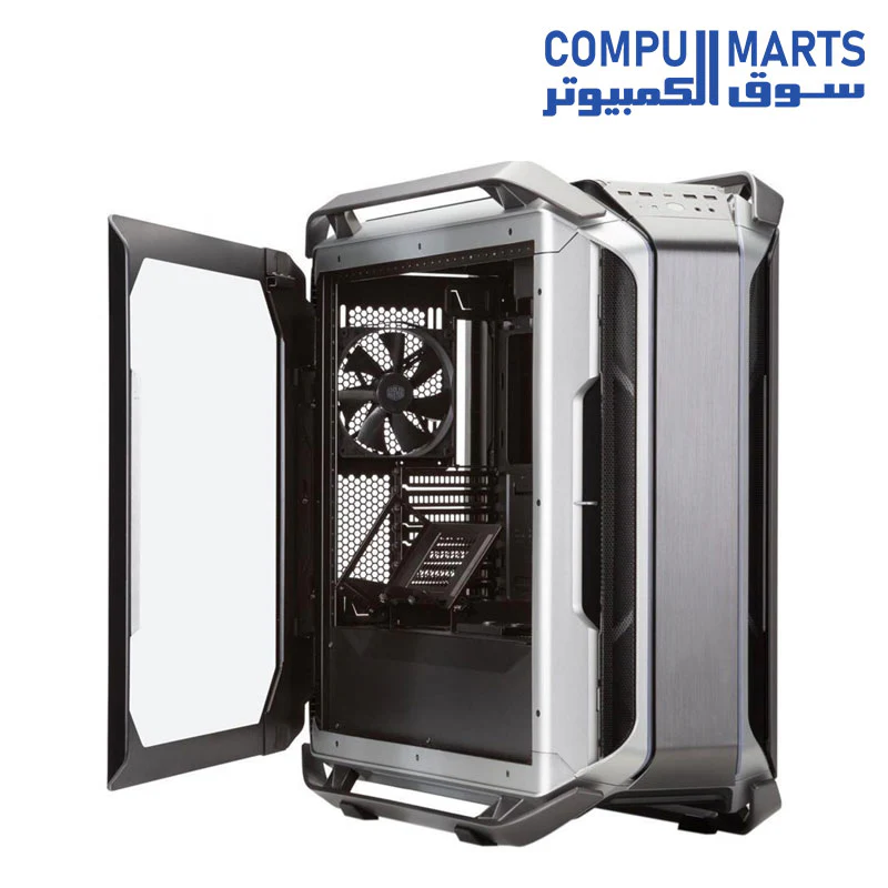 Cooler Master COSMOS C700M with PCI Vertical Gen 4, ARGB Lighting, Aluminum Panels, a Riser Cable, and Curved Tempered Glass - Image 7