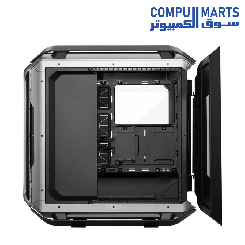 Cooler Master COSMOS C700M with PCI Vertical Gen 4, ARGB Lighting, Aluminum Panels, a Riser Cable, and Curved Tempered Glass - Image 8