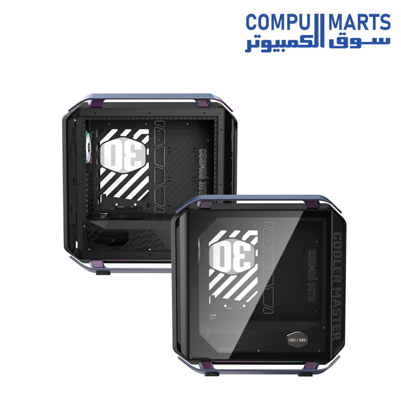 Cooler Master Cosmos Infinity 30th Anniversary C700M E-ATX Full-Tower Curved Tempered Glass Panel, Riser Cable PCIe 4.0, Diverse Liquid Cooling, Type-C, Customizable ARGB (MCC-C700M-KHNN-S30) - Image 4