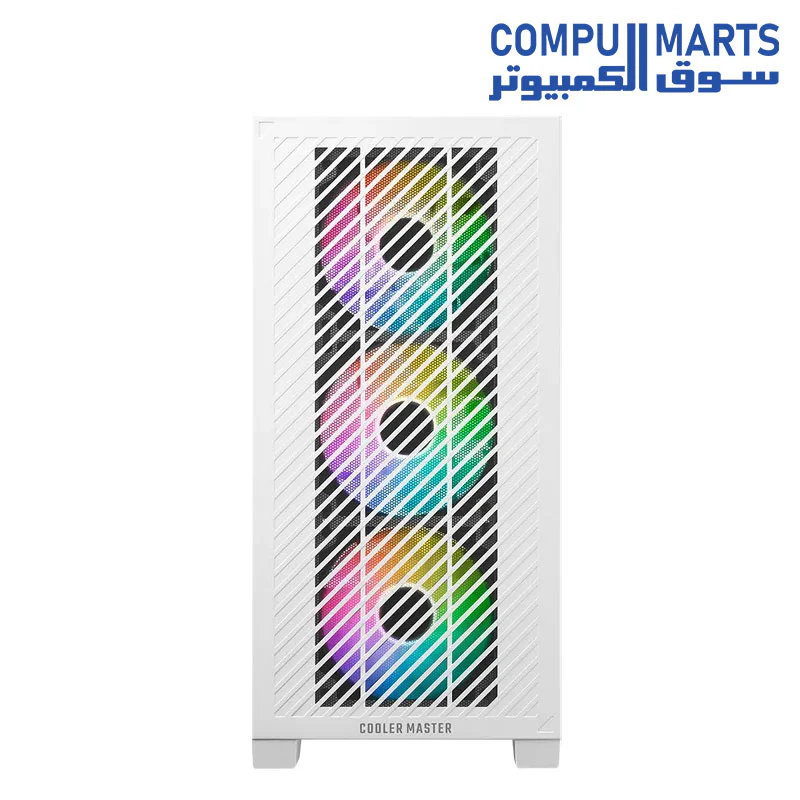 Cooler Master Elite 301 Lite Micro-ATX High Airflow PC Case, 365mm GPU Max, 280mm AIO Max, Type C, Tempered Glass, 120mm PWM Fan, Intakes Grill, Breathable PSU Shroud - Image 4