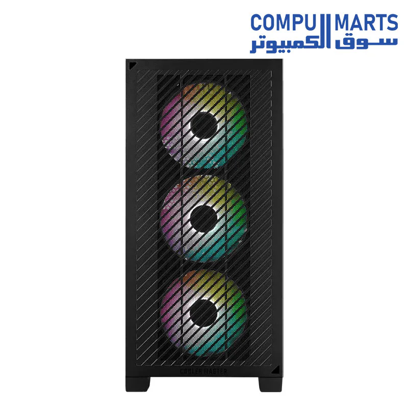 Cooler Master Elite 301 Lite Micro-ATX High Airflow PC Case, 365mm GPU Max, 280mm AIO Max, Type C, Tempered Glass, 120mm PWM Fan, Intakes Grill, Breathable PSU Shroud - Image 5