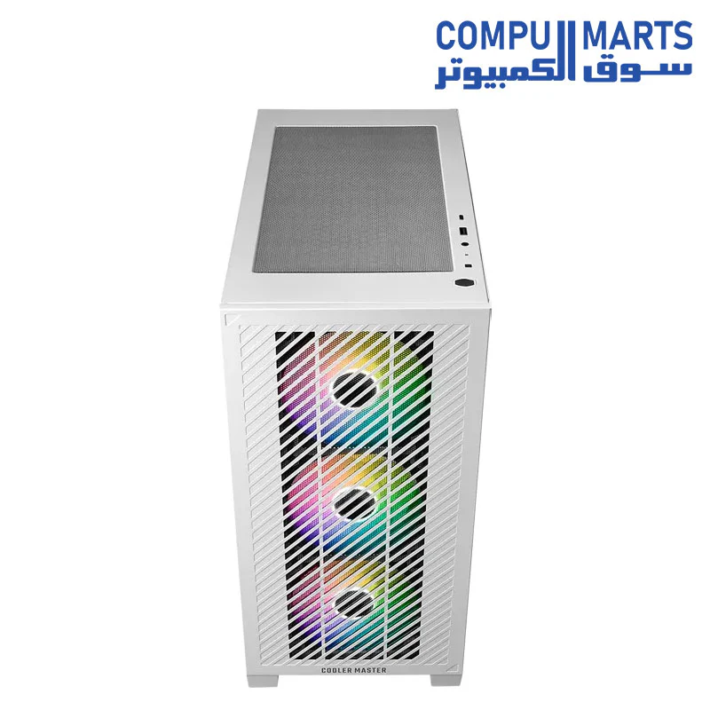 Cooler Master Elite 301 Lite Micro-ATX High Airflow PC Case, 365mm GPU Max, 280mm AIO Max, Type C, Tempered Glass, 120mm PWM Fan, Intakes Grill, Breathable PSU Shroud - Image 7