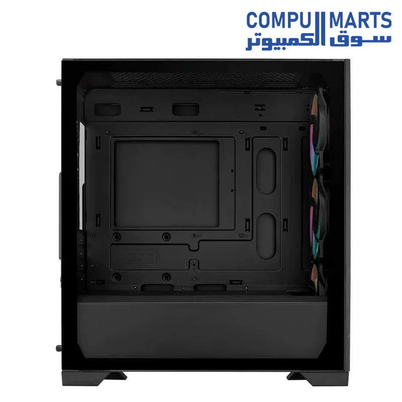 Cooler Master Elite 301 Lite Micro-ATX High Airflow PC Case, 365mm GPU Max, 280mm AIO Max, Type C, Tempered Glass, 120mm PWM Fan, Intakes Grill, Breathable PSU Shroud - Image 8