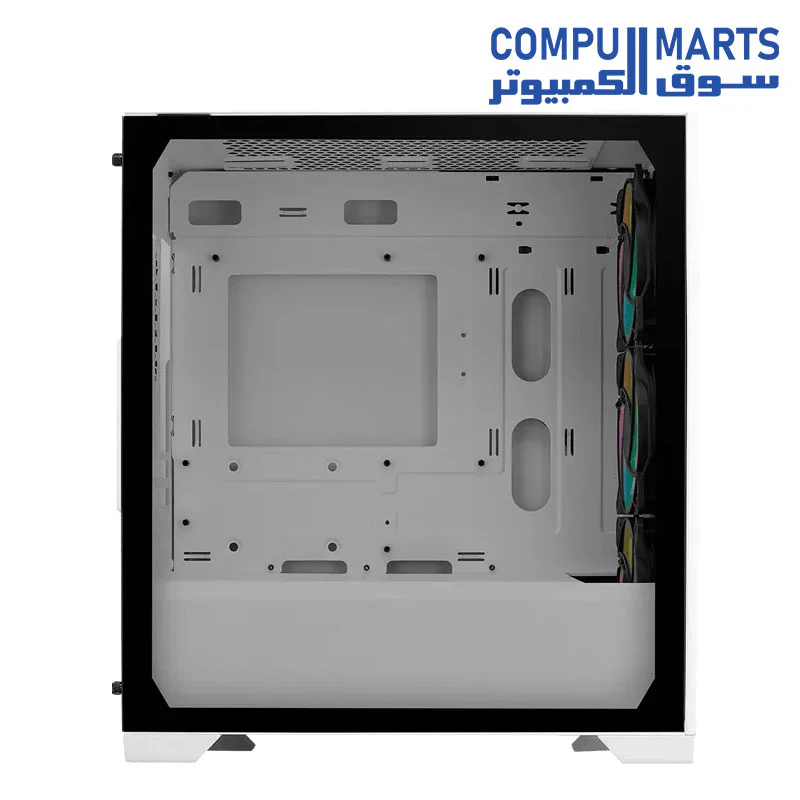 Cooler Master Elite 301 Lite Micro-ATX High Airflow PC Case, 365mm GPU Max, 280mm AIO Max, Type C, Tempered Glass, 120mm PWM Fan, Intakes Grill, Breathable PSU Shroud - Image 9