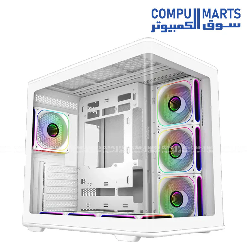 Cooler Master Elite 600 ARGB ATX Mid Tower Cabinet — Tempered Glass, High Airflow Gaming Case - Image 2