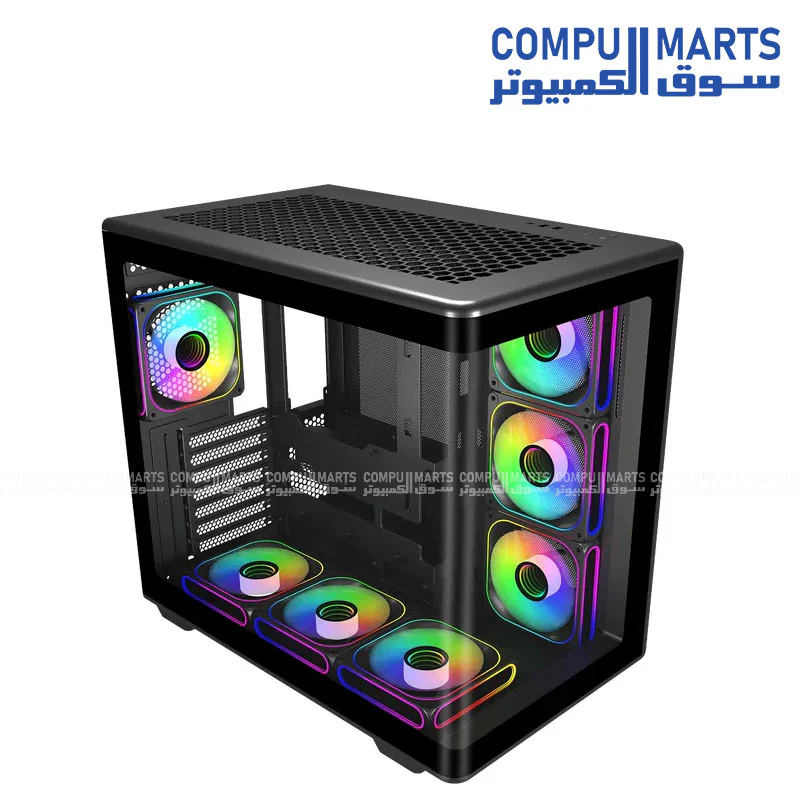 Cooler Master Elite 600 ARGB ATX Mid Tower Cabinet — Tempered Glass, High Airflow Gaming Case - Image 3