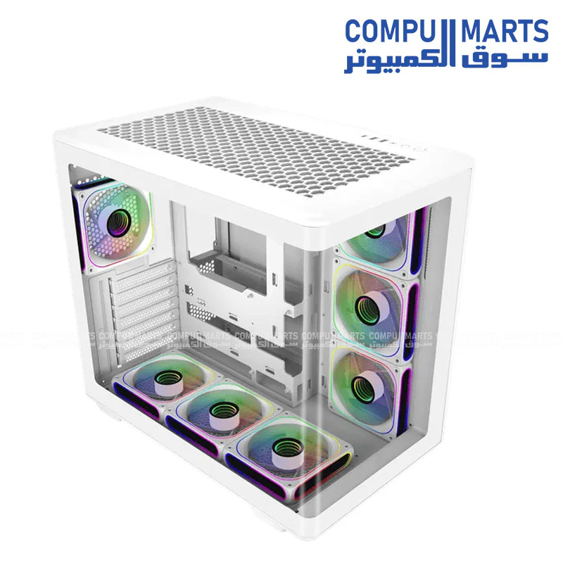 Cooler Master Elite 600 ARGB ATX Mid Tower Cabinet — Tempered Glass, High Airflow Gaming Case - Image 4
