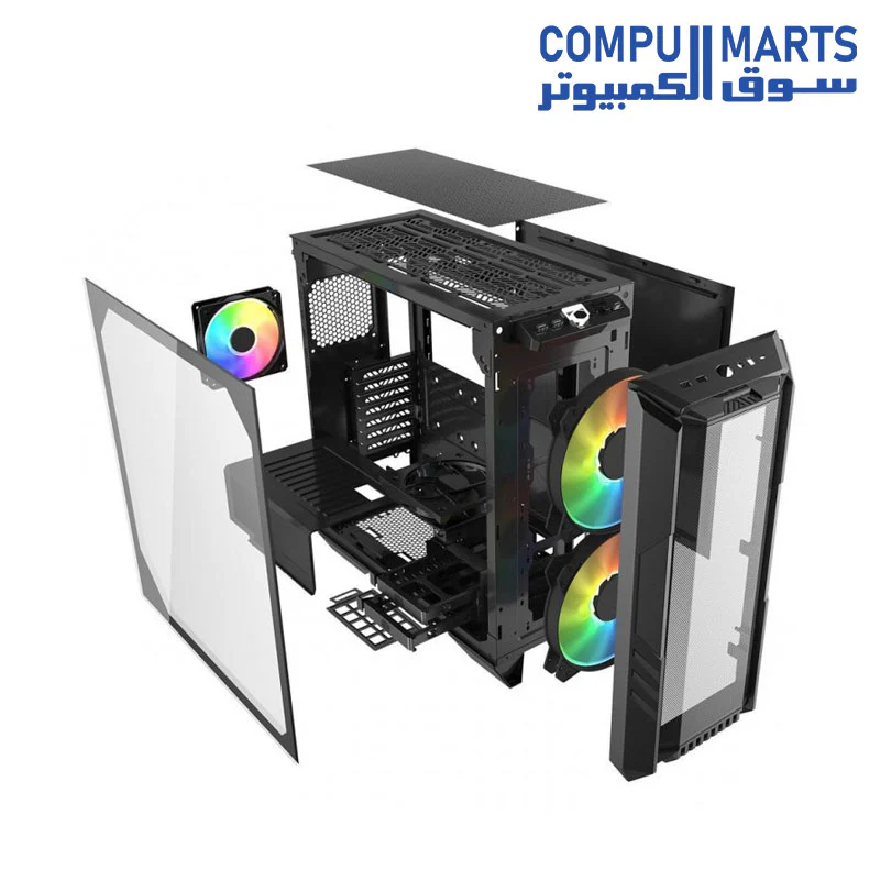 Cooler Master HAF 500 ARGB Mid-Tower Case - Image 11