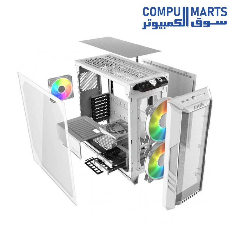Cooler Master HAF 500 ARGB Mid-Tower Case - Image 12