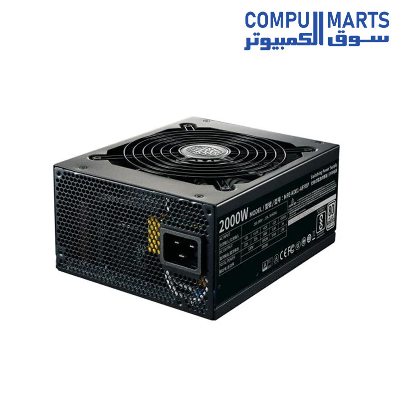 COOLER MASTER M2000 FULL-MODULAR 80 PLUS PLATINUM HIGH WATTAGE ATX POWER SUPPLY - Image 5