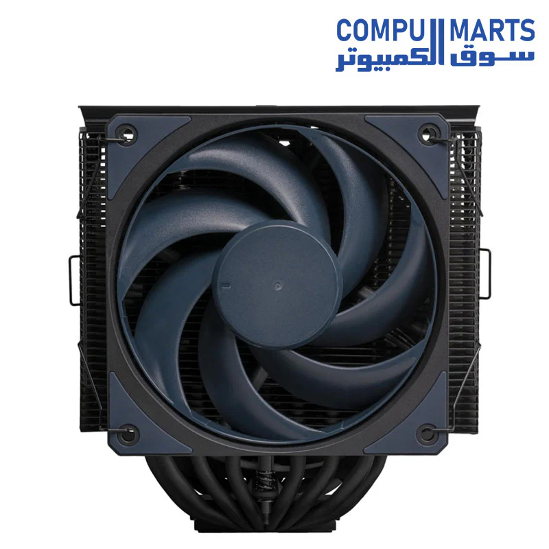 Cooler Master Master Air MA824 Stealth Dual Tower CPU Air Cooler, 8 Heat Pipes, Dual Mobius 120|130mmFans, Nickel-Plated Copper Base, AMD Ryzen AM5/AM4, Intel LGA1700/1200 (MAM-D8PN-318PK-R1) - Image 2