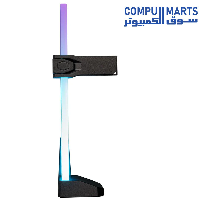 Cooler Master MasterAccessory ARGB GPU Support Bracket, Edge-Lit ARGB Tempered Glass, Universal GPU Bracket, Multiple Orientations (MCA-U000R-GSBTG-00) - Image 2