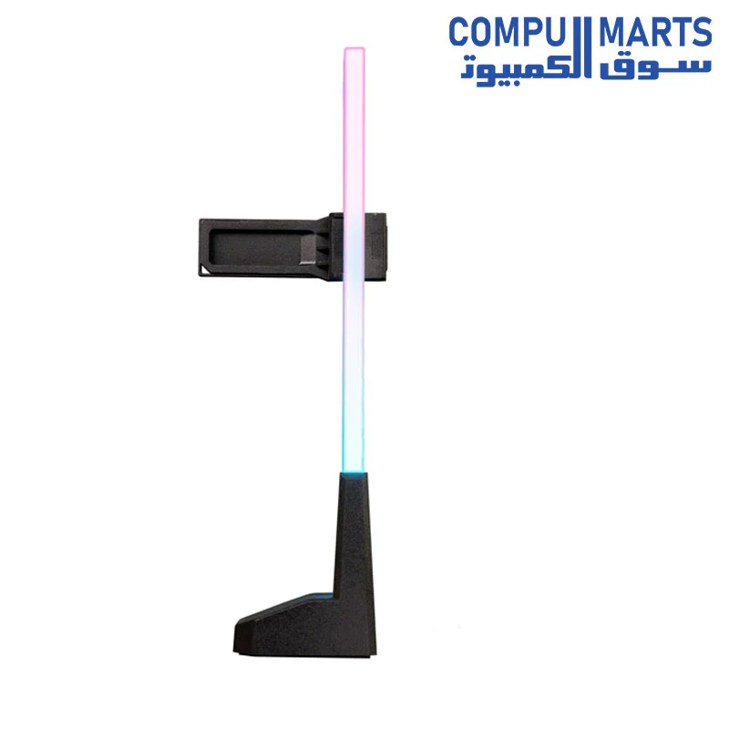 Cooler Master MasterAccessory ARGB GPU Support Bracket, Edge-Lit ARGB Tempered Glass, Universal GPU Bracket, Multiple Orientations (MCA-U000R-GSBTG-00) - Image 3