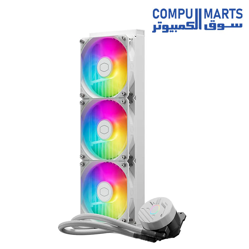 COOLER MASTER MasterLiquid 360 Core II White Edition - Image 3