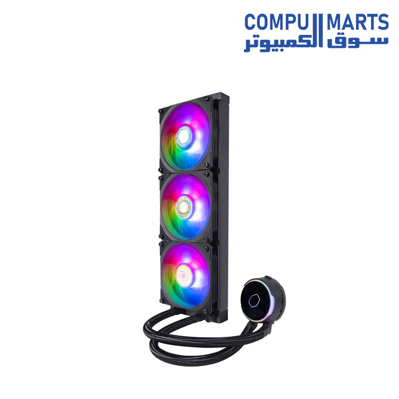 Cooler Master MasterLiquid PL360 FLUX ARGB 360mm Liquid Cooler - Image 2