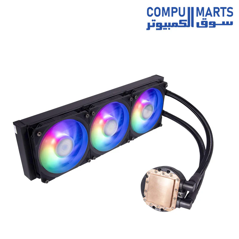 Cooler Master MasterLiquid PL360 FLUX ARGB 360mm Liquid Cooler - Image 3