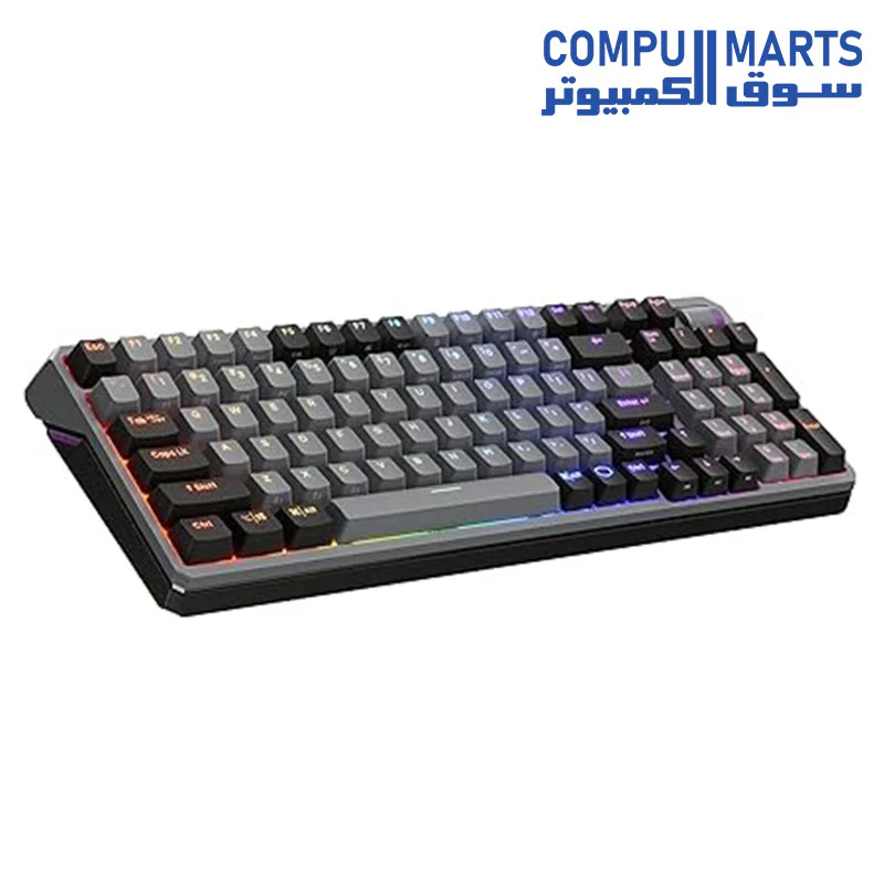 Cooler Master MK770  Wireless Mechanical RGB Gaming Keyboard, Kailh Box V2 Linear Red Switches, Gasket Structure, Hot-Swappable, Bluetooth|2.4GHz, Tactile 3-Way Dial, QWERTY - Image 3