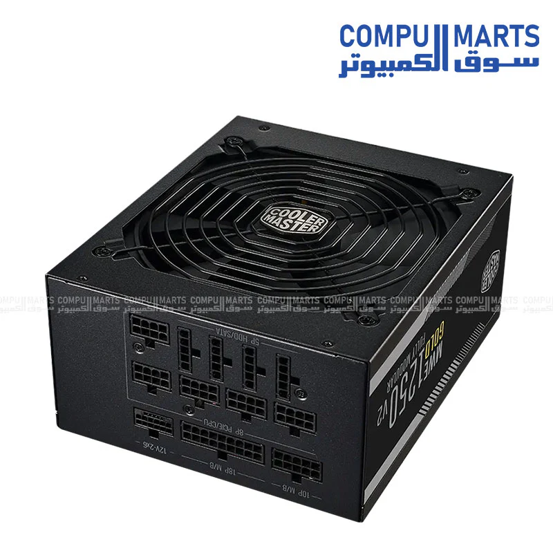 Cooler Master MWE Gold 1250 V2 ATX 3.1 Fully Modular 80 PLUS Gold Certified Power Supply – 1250W - Image 3