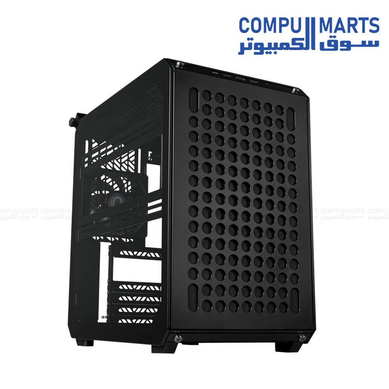 Cooler Master QUBE 500 Flatpack Mid Tower Case Black + PSU Bronze 750W V3 ATX PSU, 365mm GPU, USB-C, ATX/E-ATX Support - Image 3