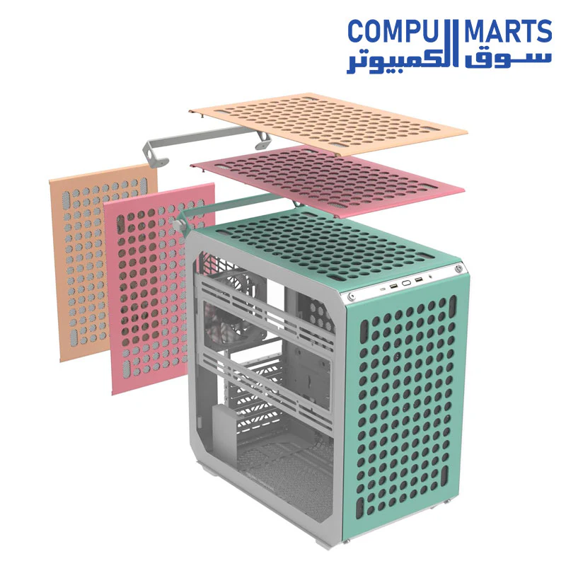 Cooler Master QUBE 500 Flatpack Small High Airflow Mid-Tower - Image 5