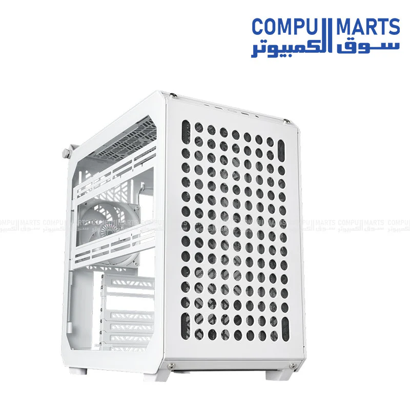 Cooler Master QUBE 500 Flatpack White Mid Tower Case + PSU Bronze 750W V3 ATX PSU, 365mm GPU, USB-C, ATX/E-ATX Support - Image 3