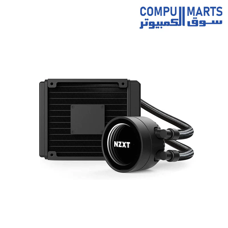 Cooler NZXT Kraken M22 120mm - RL-KRM22-01 - AIO RGB CPU Liquid  - CAM-Powered - Infinity Mirror Design - Reinforced Extended Tubing - Aer P120mm PWM Radiator Fan (Included) Black - Image 3