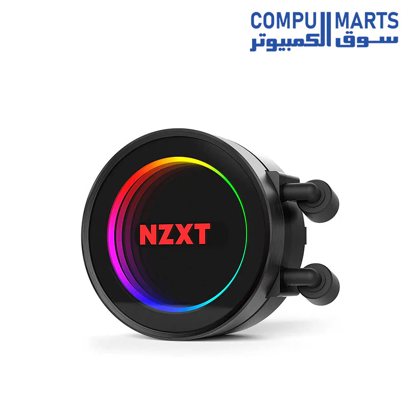 Cooler NZXT Kraken M22 120mm - RL-KRM22-01 - AIO RGB CPU Liquid  - CAM-Powered - Infinity Mirror Design - Reinforced Extended Tubing - Aer P120mm PWM Radiator Fan (Included) Black - Image 4